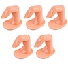 5pcs false finger for practice finger training nail art with nail display nail tips