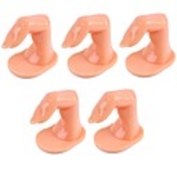 5pcs false finger for practice finger training nail art with nail display nail tips