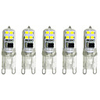 5pcs G9 LED Lamp Mini LED Bulb AC 220V110V SMD2835 Spotlight Chandelier High Quality Lighting Replace Halogen Lamps