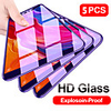 5Pcs HD Tempered Glass Screen Protector Film For Xiaomi Note 10 Lite Pro Mi 10 Pro Mi 9 Pro Mi 9T Mi 8 SE Mi 7 Mi 6 Tempered Glass