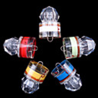5pcs Underwater Lights Fishing Light LED Underwater Waterproof Diamond Look Fishing