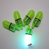 5pcs Underwater Lights Flashlight Kits LED Light Source LED Green Plastic Lightweight Fishing