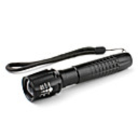 5W 3-Mode Cree LED Zoom Flashlight with No-Slip Grip (2xAA)