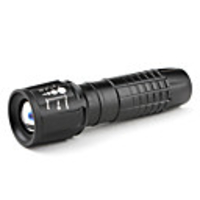 5W 3-Mode Cree LED Zoom Flashlight with No-Slip Grip (3xAAA)