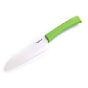 6" Chic Chefs Horizontal Ceramic Knife with Wooden Handle