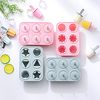 6 Grids Silicone Ice Cream Popsicle Mold 2PCS Set Handmade Homemade DIY Making Ice Box Popsicle Mold miniinthebox