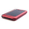 6-in-1 Portable Solar Panel Charger LED Flashlight for iPhone 4/Cellphones (Red)