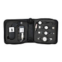 6-in-1 Travel-Easy USB Cable Bag with Card Reader and More