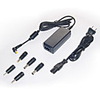 6-in-1 Universal Laptop AC Adapter with 5 Connectors (40W)
