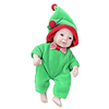 6 inch Reborn Doll Reborn Toddler Doll Doll Reborn Baby Doll Saskia lifelike Gift Cute Creative Birthday Full Body Silicone Silica Gel with Clothes and Accessories for Girls