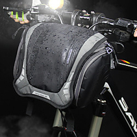 6 L Bike Handlebar Bag Shoulder Messenger Bag Multifunctional Waterproof Portable Bike Bag Nylon Bicycle Bag Cycle Bag Cycling Bike / Bicycle Travel / Reflective Strips
