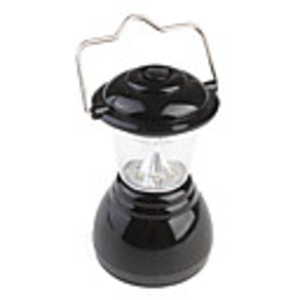 6 LED Carry-on Lamp Camping Light Camping Lamp 3xAAA Black