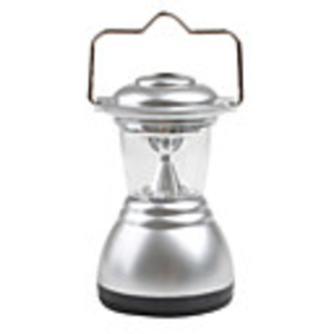 6 LED Carry-on Lamp Camping Light Camping Lamp 3xAAA Silver