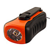 6 LED Dynamo Laser Flashlight Orange