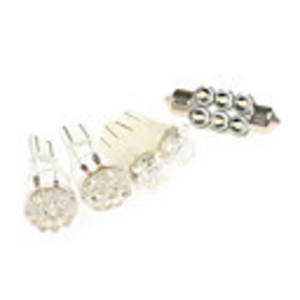 6-LED Red Bulbs(10pcs, 12V)
