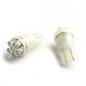 6-LED White Bulbs (2pcs,  12V)