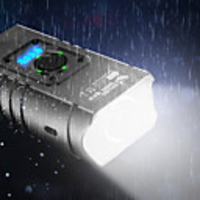 6 modes usb rechargeable led bicycle headlight,  1000 lumens bright ip67 bike front light,  easy to install with adjustable straps waterproof flashlight for cycling safety