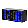 6" Orientation Sensitive LED Alarm Clock Thermometer Calendar (4xAA/100-240V)