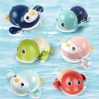 6 Pack Bath Toys Wind Up Swimming Turtle and Penguin for Toddlers 3 4 5 6 Years Old,  Multi-Colors Floating Toy Bathtub Toys Pool Beach Play Toy Set for Boys and Girls miniinthebox