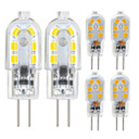 6 Pack G4 2.5W LED Bulb 2835 LED Bi-pin G4 Base 20W Halogen Bulb Replacement Warm White /Cold White DC12V