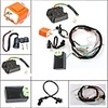 6 PCS/ Lot Kick Start Starter CG125 Wire Loom Harness CDI Kill Switch Ignition Coil 4 Ire Rectifier Set For Honda 125CC Motorcycle