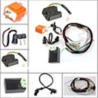 6 PCS/ Lot Kick Start Starter CG125 Wire Loom Harness CDI Kill Switch Ignition Coil 4 Ire Rectifier Set For Honda 125CC Motorcycle