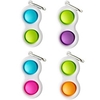 6 pcs New Fidget Simple Dimple Toy Fat Brain Toys Stress Relief Hand Fidget Toys For Kids Adults Early Educational Autism Special Need miniinthebox