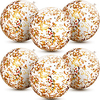 6 Piece Inflatable Glitter Beach Ball Confetti Beach Balls Transparent Swimming Pool Party Ball for Summer Beach Water Play Toy,  Pool and Party Favor,  16 Inch miniinthebox