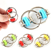 6 Pieces Decompression Chain Key Ring- Stress Relief Finger Fidget Toys,  Stainless Steel Bike Chain Toys to Relieve Anxiety of Teenagers,  Suitable for Kids with ADD,  ADHD,  Anxiety,  Autism miniinthebox