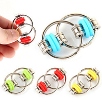 6 Pieces Decompression Chain Key Ring- Stress Relief Finger Fidget Toys,  Stainless Steel Bike Chain Toys to Relieve Anxiety of Teenagers,  Suitable for Kids with ADD,  ADHD,  Anxiety,  Autism miniinthebox