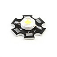 6000-6500k 3W 180-200LM Warm White LED Light Bulb (3.4-3.8V)With Aluminum Plate