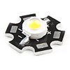 6000-6500k 3W 180-200LM White LED Light Bulb (3.4-3.8V)With Aluminum Plate