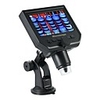 600X 4.3 LCD Display 3.6MP Electronic Digital Video Microscope Portable LED Magnifier for Mobile Phone Maintenance QC/Industrial/Collection Inspection with ABS Stand Built-in Rechargeable Lithium Bat