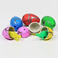 60pcs Colorful Hatching Growing Dinosaur Dino Eggs Add Water Magic Cute Children Toys