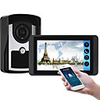 618FC11 7 inch capacitive touch screen video camera wired video doorbell wifi / 3G / 4G remote call unlock storage visual intercom one to one