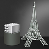 63 pcs 8mm Magnet Toy Magnetic Balls Magnetic Sticks Building Blocks Super Strong Rare-Earth Magnets Neodymium Magnet Puzzle Cube Adults