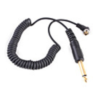 6.35mm To Male FLASH PC Sync Cable Cord with Screw Lock 1m