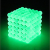 64 pcs 5mm Magnet Toy Magnetic Balls Building Blocks Super Strong Rare-Earth Magnets Neodymium Magnet Puzzle Cube Neodymium Magnet Strand Magnetic Type Glow in the Dark Stress and Anxiety Relief miniinthebox