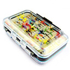 64 pcs Flies Fishing Lure Set Kit Flies Handmade Waterproof Case Floating Bass Trout Pike Fly Fishing Lure Fishing Plastic Feathers