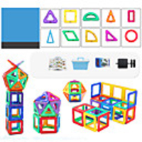 64 pcs Magnet Toy Magnetic Blocks Building Blocks Super Strong Rare-Earth Magnets Neodymium Magnet Jigsaw Puzzle Metalic ABS High Quality Magnetic Kid