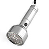 68 LED Flashlight Silver