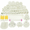 68pcs Fondant Cake Mold Set Plastic Biscuit Cutting Mold Spring Printing Mold DIY Baking Tool