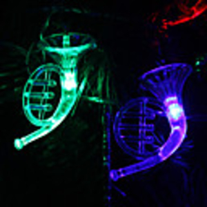 6M 32-LED Musical Instrument Shaped Colorful Light String Fairy Lamp for Christmas (220V)