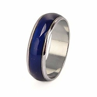 6mm color changing ring mood emotion temperature index copper color change ring for women men-size 8