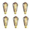 6pcs / 4pcs 40 W E26 / E27 ST64 Warm White Retro / Creative / Dimmable Incandescent Vintage Edison Light Bulb 220-240 V miniinthebox