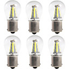 6pcs 1156 / 1157 Car Light Bulbs 4 W COB 300 lm 4 LED Turn Signal Lights / Brake Lights / Reversing (backup) Lights For universal All years