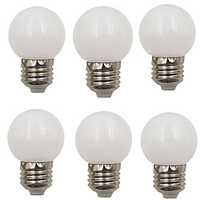 6pcs 2 W LED Globe Bulbs 80 lm E26 / E27 G45 8 LED Beads SMD 2835 Decorative Christmas Wedding Decoration Warm White Cold White 220-240 V / RoHS