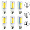 6pcs 20 W LED Corn Lights 2000 lm E14 B22 E26 E27 T 144 LED Beads SMD 5730 Warm White White 220-240 V 110-120 V