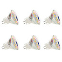 6pcs 3 W LED Spotlight 300 lm MR11 MR11 12 LED Beads SMD 5730 Warm White White 9-30 V
