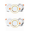 6pcs 4pcs Driverless LED Recessed Downlight 2-in-1 3W LED Ceiling Spot light Bedroom Indoor Lighting AC85-265V hole size 50-60mm